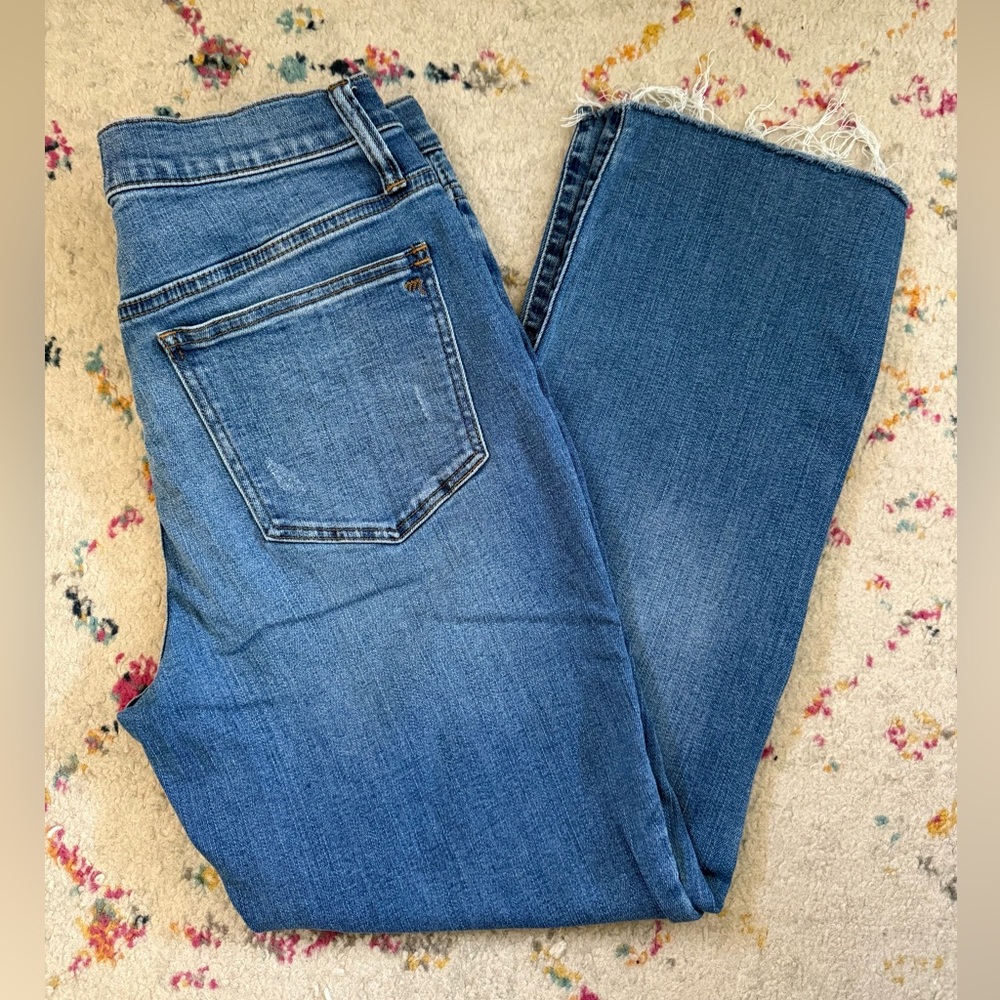 Madewell Cali Demi-Boot Blue Jeans